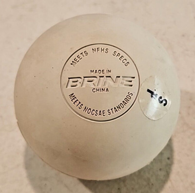 Vintage 1980's Brine NCAA Lacrosse Ball. Meets NCAA Specs