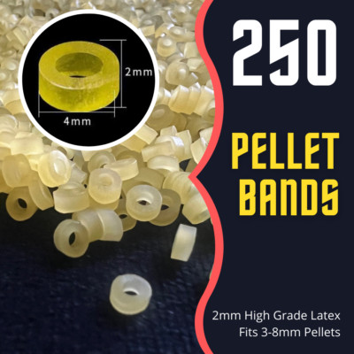250 x Matchangeln Karpfen Micro Small Pellet Köderbänder - Matchangeln Konvolut