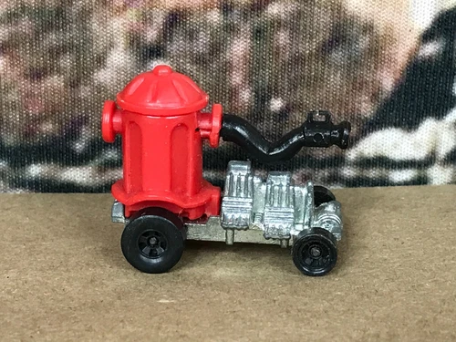 Vintage MATTEL Hot Wheels Zowees Fire Truck Hydrant Miniature Toy Car 1972