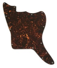 4Ply Brown Tortoise Pickguard Guitar Parts For Fender US Jazzmaster Blank Guitar