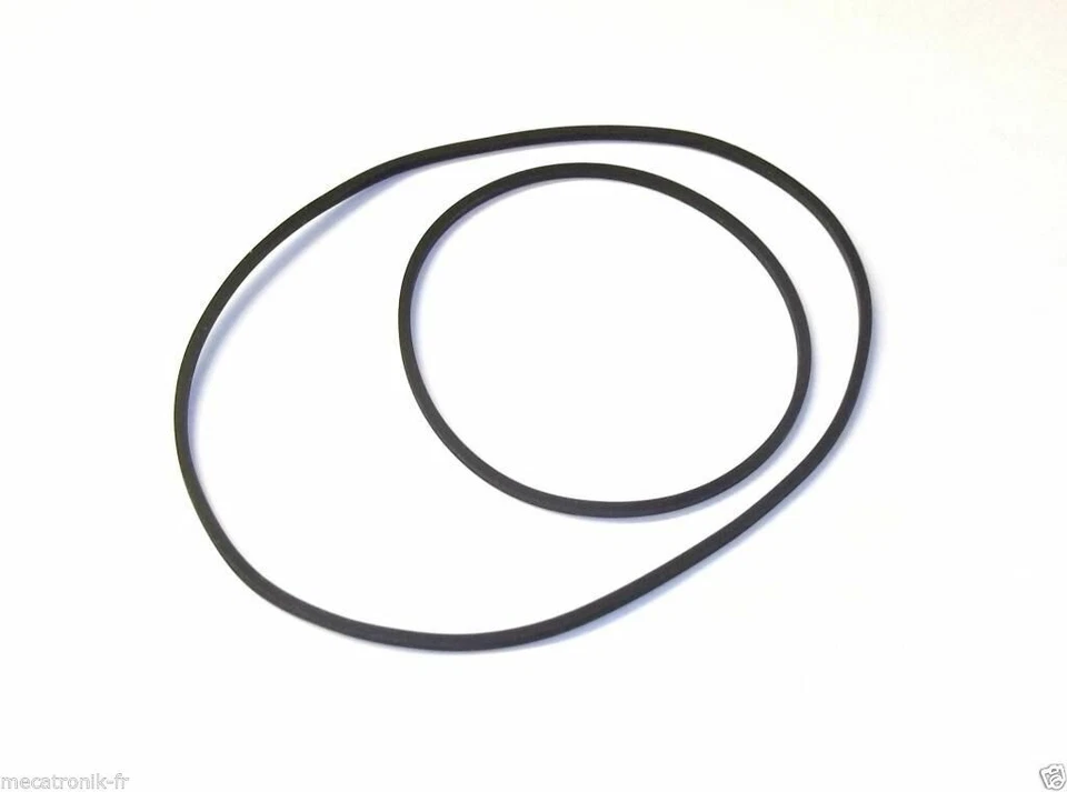 COM - ASWO Lot de 2 courroies pour platine vinyle tourne-disque Philips automatic 673