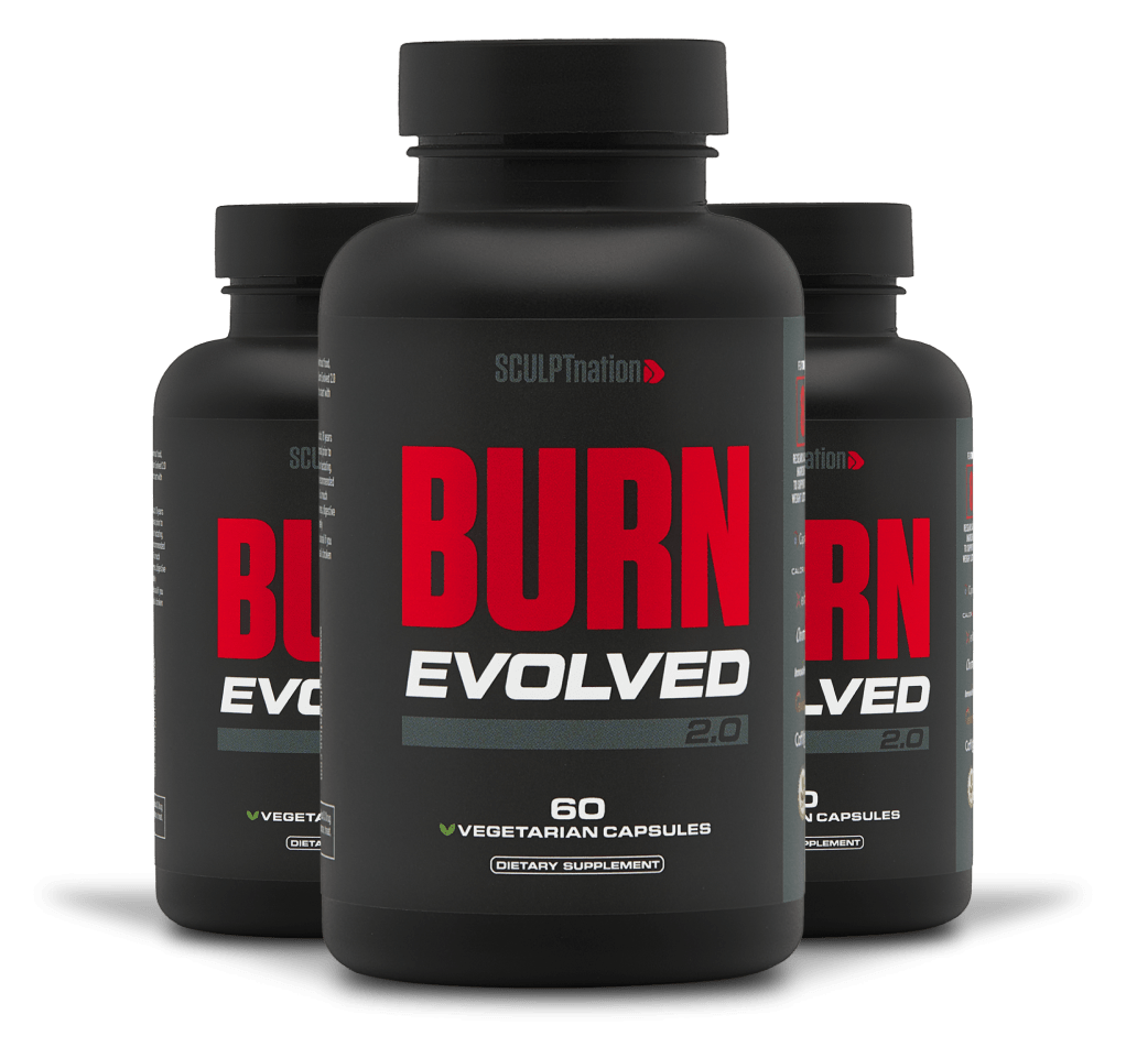 3 Pack Burn Evolved Sculptnation Thermogenic Fat Burner Weight Loss Hot