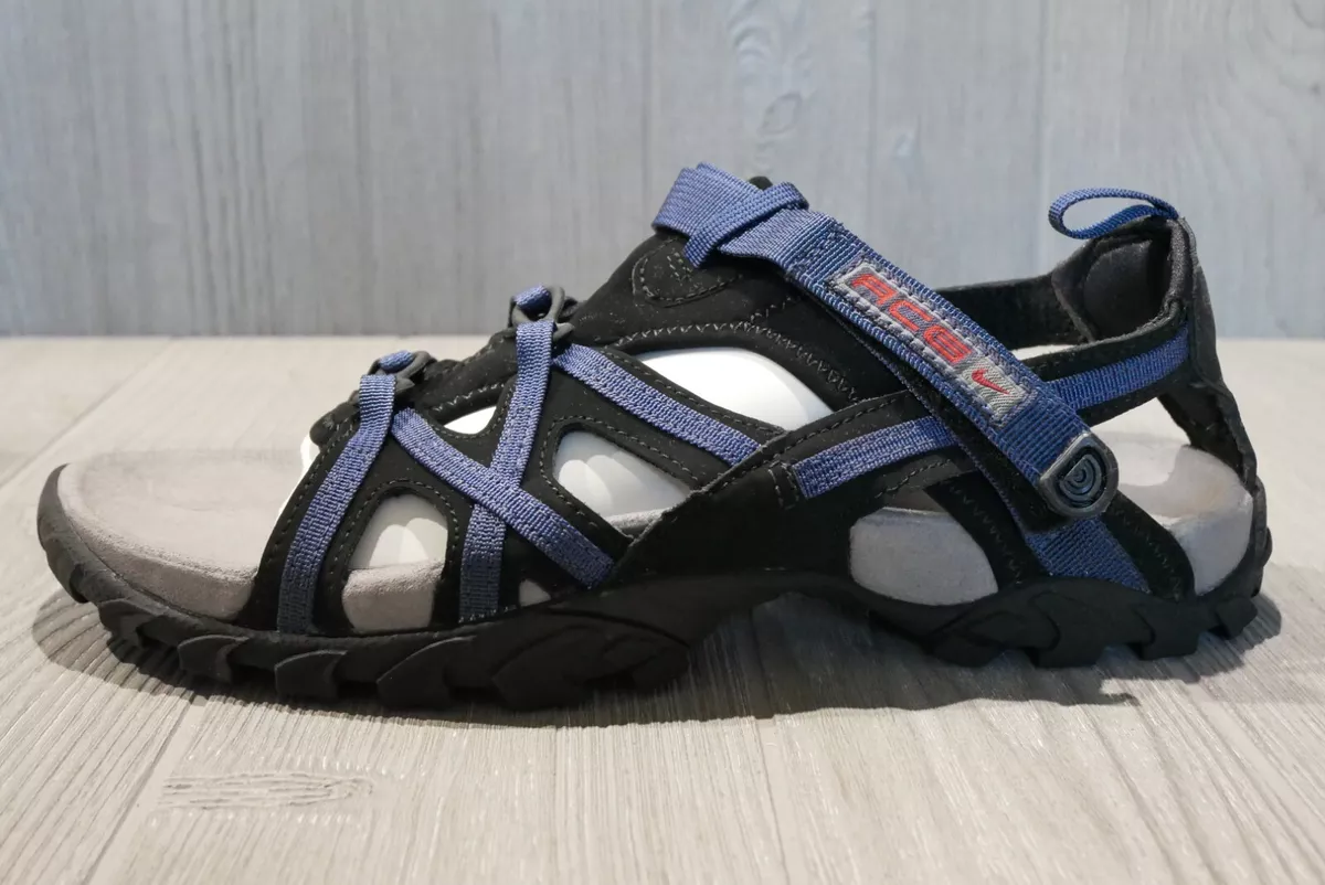 New Rare Vintage Nike Air Terreo ACG Blue Hiking Sandals 1999 Mens Size 8 12