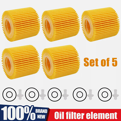 #ad 5PACK Oil Filter For Toyota Corolla Prius Prius V C HR Scion xD 1.8L 04152 YZZA6 $9.89