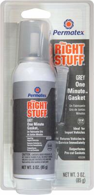 Permatex The Right Stuff 1 Minute Gasket Grey Gasket Maker 3 oz. 25238