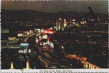 THE STRIP, Flip Wilson, Al Martino, Mills Bros, Las Vegas, casino postcard jj420