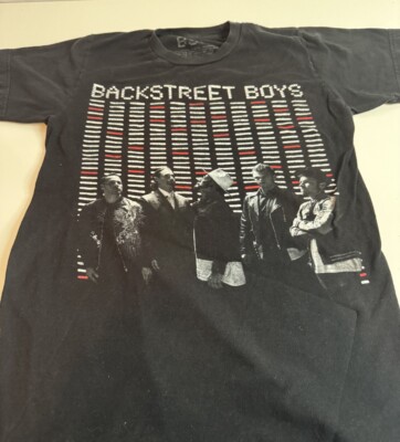 Backstreet Boys T-Shirt BSB DNA World Tour 2019 Concert Black Size