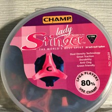 Lot 4 Packs of 20 Champ Lady Scorpion Stinger Q-Lok Golf Shoe Soft Spikes NEW
