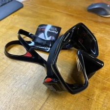 Atomic Aquatics 04-0632-LG  Frameless 2 Dive Mask - Black - Large Fit - Scuba