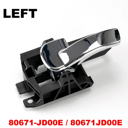 1 pair Inner Door Handle Left Right For Nissan Qashqai J10 80670JD00E 80671JD00E - Picture 7 of 8