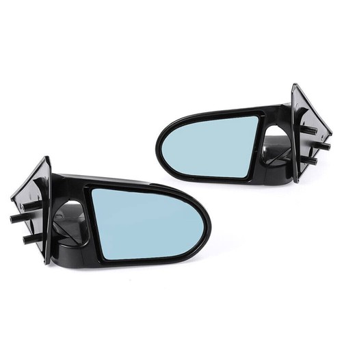 2X Carbon Fiber Look Manual Adjustable Side Mirrors For 92-95 Honda Civic EG USA - Picture 14 of 14