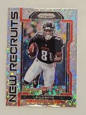 2021 Prizm Kyle Pitts No Huddle Prizm New Recruits Rookie RC #NR10 Falcons
