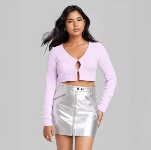Wild fable fuzzy crop top sale