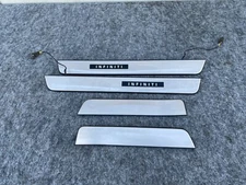 FRONT AND REAR DOOR SILLS SPORT LIGHTED SCUFF PLATE SET INFINITI Q50 (14-17) OEM