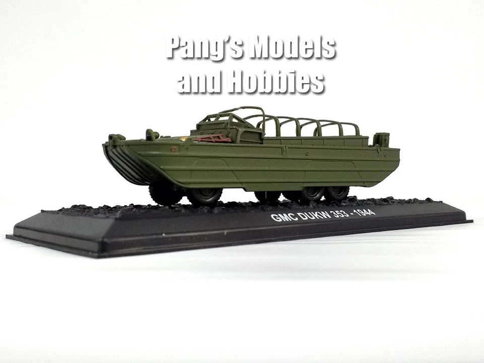 GMC DUKW (Duck) Amphibious Truck 1/72 Scale Diecast Model by Amercom - Image 3 of 4