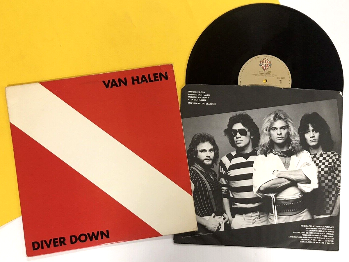 VAN HALEN Diver Down (1982) LP Eddie Van Halen & David Lee