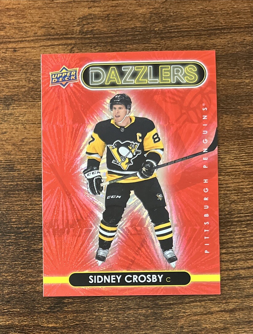 2021-22 Upper Deck Dazzlers Red #DZ-35 Sidney Crosby Pittsburgh Penguins