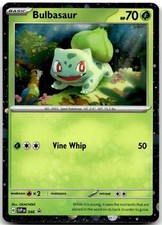 Carte promozionali Bulbasaur (Cosmos Holo) SV: Scarlet & Violet #046/225 Pokemon TCG NM