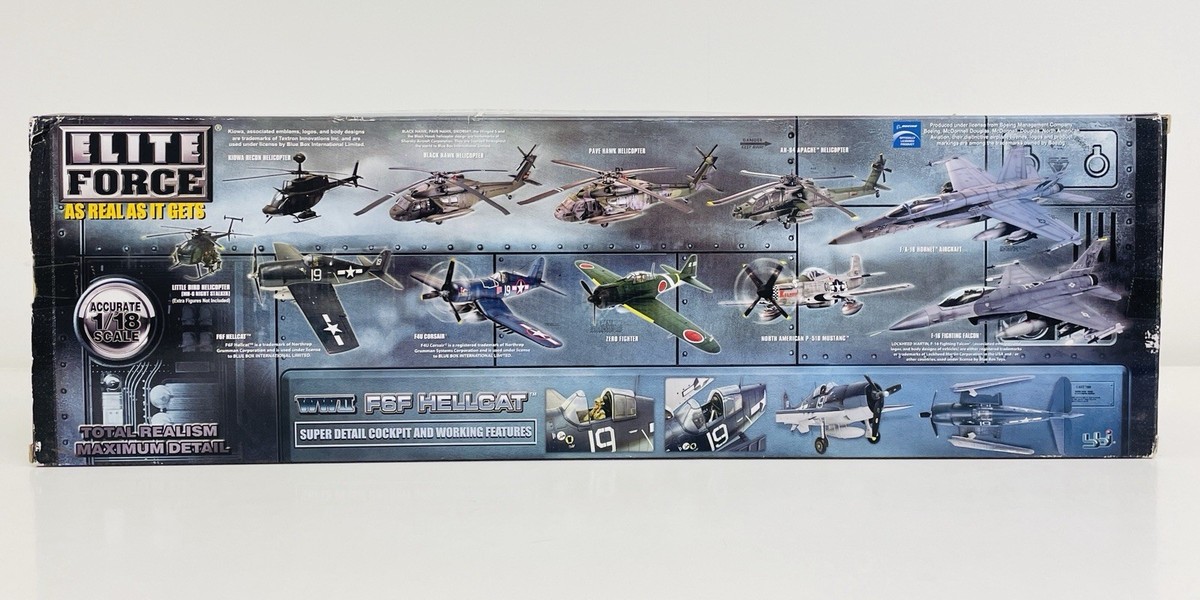 ELITEFORCE 1/18 F6F HELLCAT ヘルキャット 1:18 F6F HELLCAT- (Elite Force) UNBOXING - YouTube