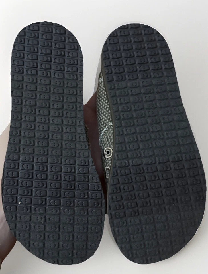 Sanuk NUEVO con Etiquetas Vagabundo Sin Cordones Jóvenes Niños Talla 2 M Zapatos Informales SBF1061Y BRN Foto 4 de 4
