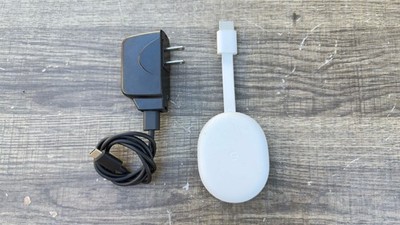 Google Chromecast With Google TV G454V HDMI Streaming Media Player+Power Supply