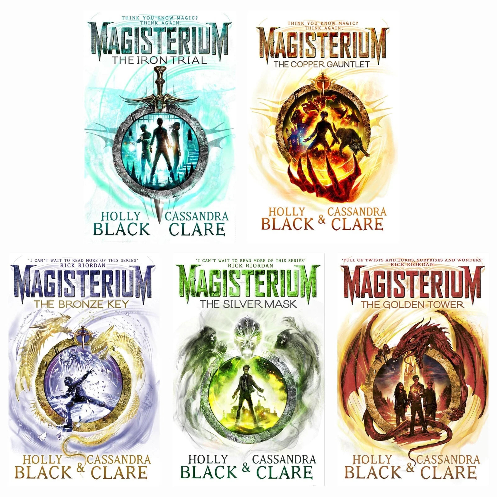 The Magisterium Series 5 Books Set (The Iron Trial, The Copper Gauntlet, Silver)