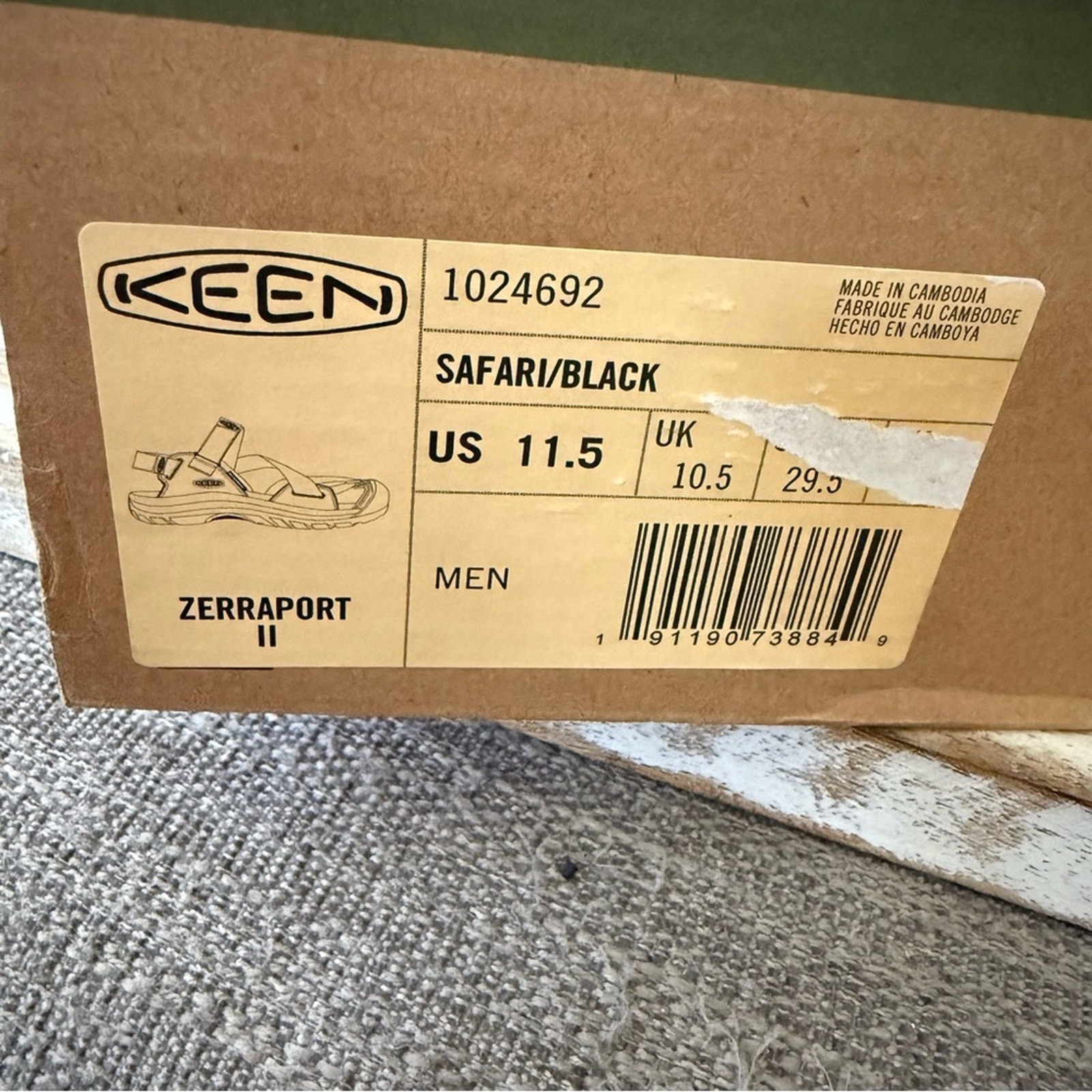 Keen Zerraport ll sandali scarpe uomo 11 5 NUOVI