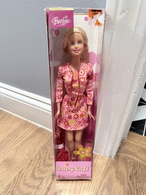 Barbie 2003 Daisy Cafe Doll Floral Dress Fashion Mattel C6338