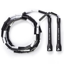 Beaded Jump Rope Core Fitness Workout Unbreakable 5 Inch Handles For Pros