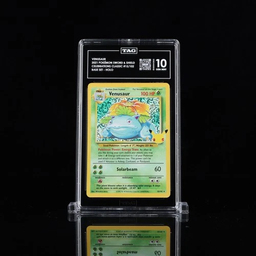 Pokémon Venusaur 15/102 Celebrations Classic Collection Holo TAG 10 2021