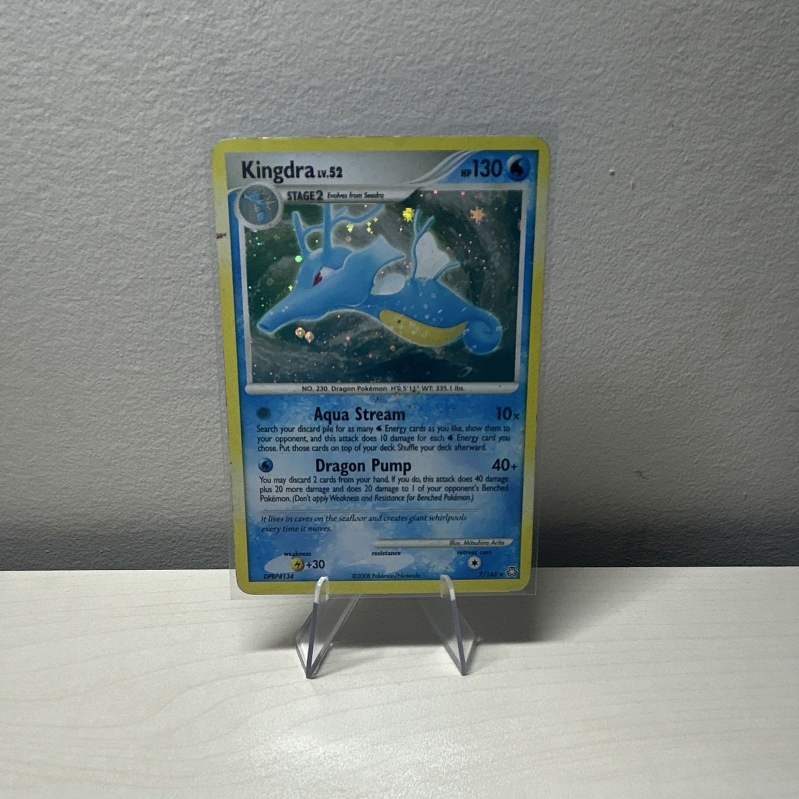 Kingdra Legends Awakened Holo 7/146 Pokemon TCG