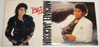 MICHAEL JACKSON LP LOT - THRILLER/BAD original epic vinyl album Free Shipping
