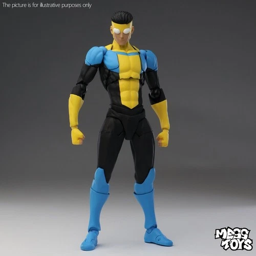 PRE-ORDER MESS TOYS Unbreakable Invincible Yellow & Blue Suit 1/12 Action Figure - product listing photo