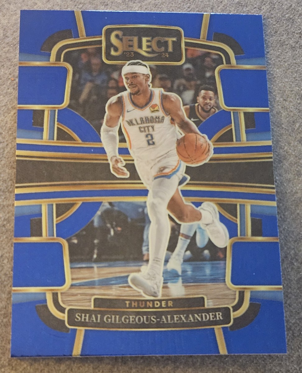 2023-24 Panini Select Shai Gilgeous-Alexander Concourse Blue