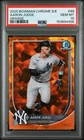 2025 Bowman Chrome Sapphire Aaron Judge Orange Refractor /25 PSA 10