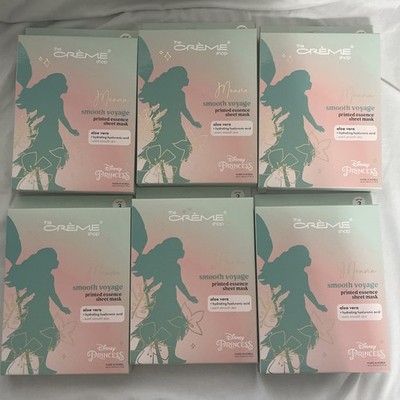 NIB~ Creme Shop LOT x6 Boxes 3 box Disney Face Sheet Mask Moana Smooth Voyage