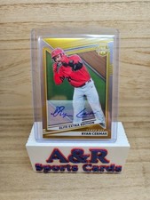 2022 Elite Extra Edition #71 - Ryan Cermak - Chrome Optic Gold SP Auto 02/99