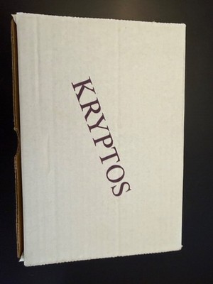 Jim Sanborn Signed KRYPTOS Commemorative Scale Model   Nickel Silver, 2010 20th 