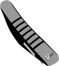 Dcor Factory Reinforced Seat Cover - Black/Bray/Black Ribs Motorcycle ATV/UTV