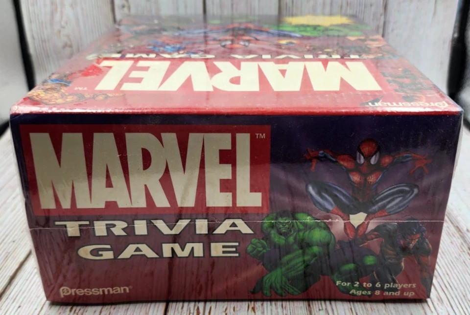 Nuevo y Precintado Juego de Cartas Marvel Trivia por Pressman 2003 Edades 8 en adelante Foto 3 de 3
