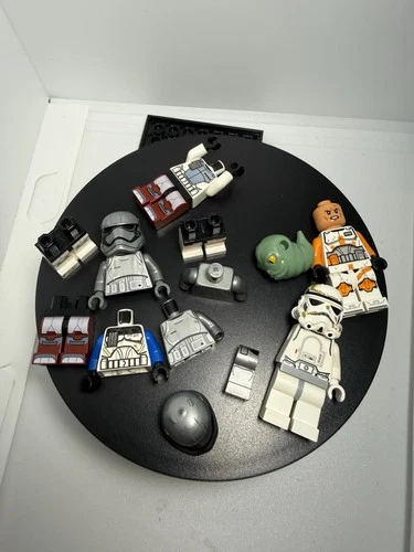 LEGO Star Wars Lot of Clone Troopers Parts Only Rare Part Lot Incomplete Figures