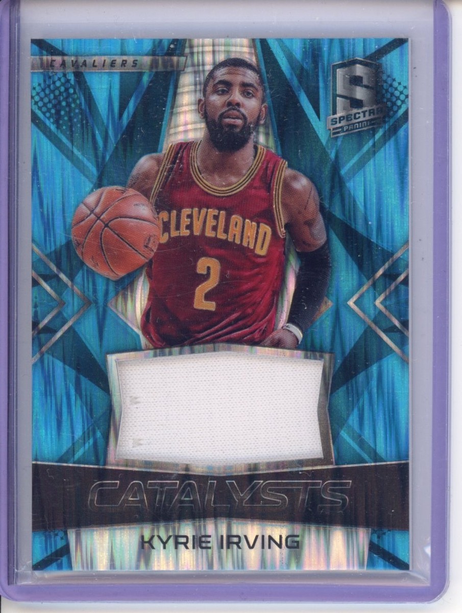 2016-17 Panini Spectra - Catalysts Kyrie Irving #8 Neon Blue /99