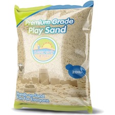 Sand for Sandbox, Table, Therapy, and Outdoor Use, 20 lb. Bag, Natural, Non-T...