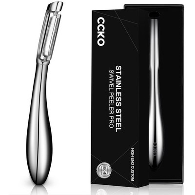Vegetable Peeler for Kitchen Ultra Sharp Potato Peeler, NO, Silver I-Peeler