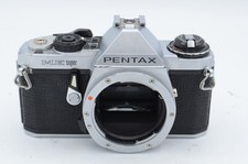 Pentax ME Super 35mm Film SLR Camera Body, Chrome (Made in Japan)