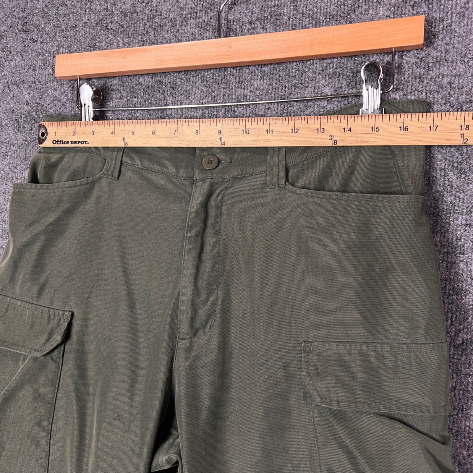 Patagonia Mens Cargo Pants Green Straight Leg Outdoor Hiking 34 thumbnail 7