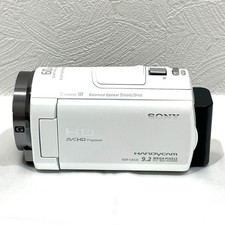 SONY HDR-CX535 Handycam Full HD Video Camera White Tested