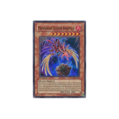 Phoenixian Cluster Amaryllis Yu-Gi-Oh! RGBT-EN006 1st Super Rare