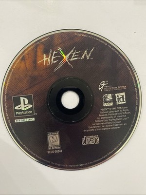 Hexen PS1 Sony PlayStation 1 - Disc Only Tested Working