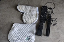 Complete horse sized Pessoa System, nylon with felt backing